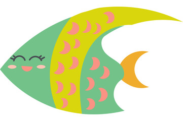 Fish Cute Character