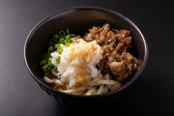 鬼おろし肉ぶっかけうどん