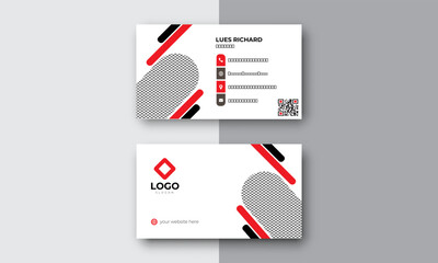 modern design template. Luxury and elegant business card. Creative and Clean layout. vector personal Visiting identity with company logo