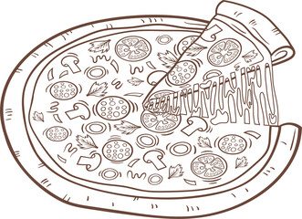 Pizza clipart 