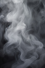 Obraz premium Gray smoke pattern background. 