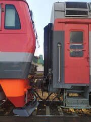 Locomotive train on railway