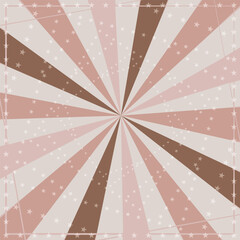 Vintage circus brown background template