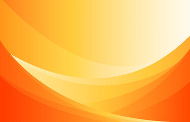 Abstract orange background. Abstract curve wavy background vector Illustration.