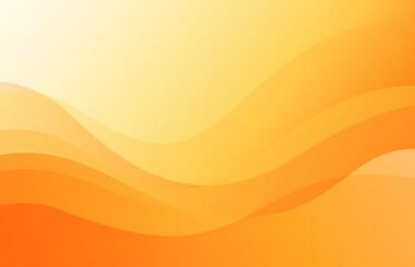 Abstract orange background. Abstract wavy background vector Illustration.
