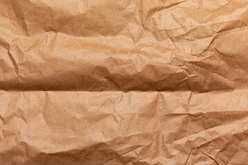 Abstract Crumpled And Creased Recycle Brown Paper Texture Background
