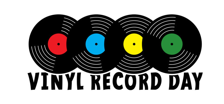 Vinyl record day. Cartoon lp icon symbol. dj symbol. retro vinyl record album. Old music plate doodle. Phonograph, audio disk for turntable. Music recording. Gramophone label and badge.