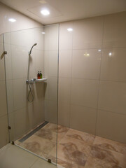 bathroom, haven of tranquility, embraced me with its pristine tiles and soft ambient lighting.The...