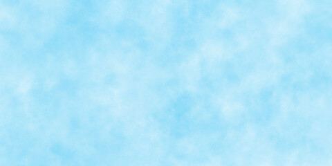 blue sky with clouds. Light sky blue shades watercolor background.Grunge blue background with space...