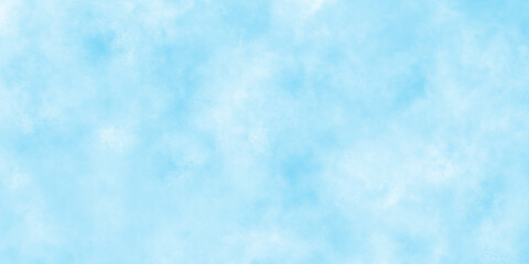 blue sky with clouds. Light sky blue shades watercolor background.Grunge blue background with space for text,watercolor abstract painting of blue grunge texture.	