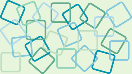 Abstract background of interlacing multicolored contours of squares. Modern vector drawing with geometric shapes