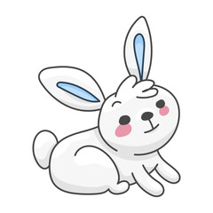 Sticker Hare Character