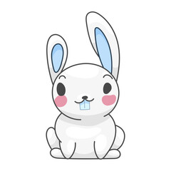 Sticker Hare Character