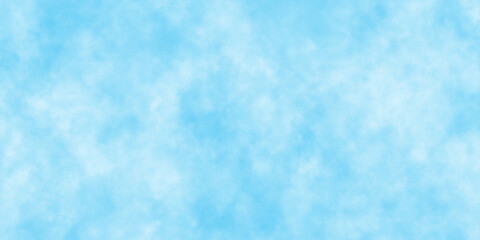 blue sky with clouds. Light sky blue shades watercolor background.Grunge blue background with space...