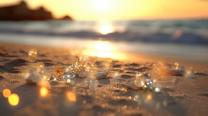 majestic sea beach real tropical vibe background water and the sandy beach perfect golden hours relaxing sunny day at the beach ocean coastline 