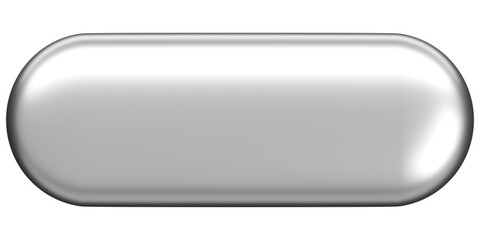 3D button. Empty button. 3D illustration.