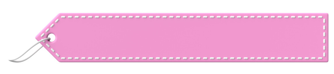 Title label. Header label. 3D illustration.