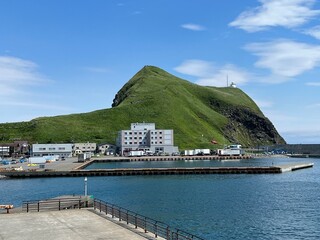 利尻島のペシ岬の風景