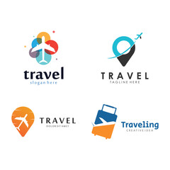 Airplane or Travel Agency Logo Template