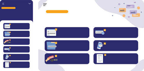 infographic social media template in white and purple colors