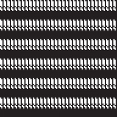 Monochrome Textured Fair Isle Seamless Pattern Design