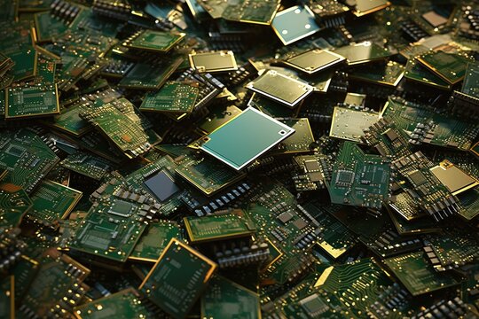computer circuit chip waste