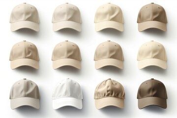 Caps set sport. Generate Ai