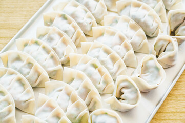 自家製ニラギョウザ