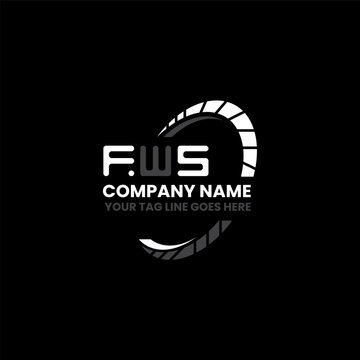 FWS letter logo creative design with vector graphic, FWS simple and modern logo. FWS luxurious alphabet design  