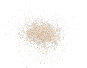 Sesame seeds scattered. Spices for buns and bread