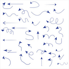 Hand drawn arrow vector icons set. sketch arrow design for business plan and education.