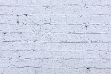 Red, White, Green, Pink, Paint, Mold, Wall Background. Old Grungy Brickwork Horizontal Texture. Brickwall Backdrop. Structure With Broken Stucco And Plaster.