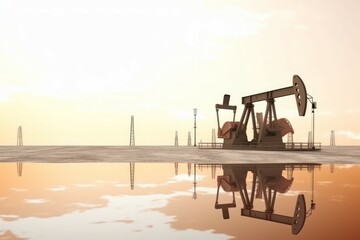 Petroleum background. Generate Ai