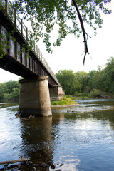 Naklejka premium River Bridge