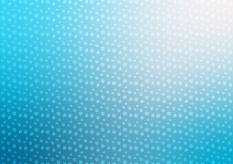 Abstract cute pattern hand draw banner cover blue background