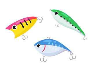 かわいいルアーのイラスト