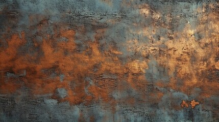 old grunge copper bronze rustic texture dark black.Generative AI - obrazy, fototapety, plakaty