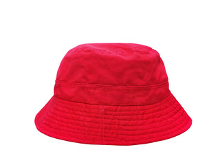 red bucket hat PNG transparent