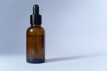 Serum Cosmetic Bottle With Peptides And Retinol 