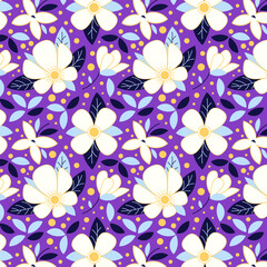 Flowers Pattern Background