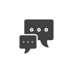 Chat messages vector icon