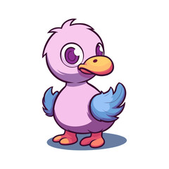 Adorable Dodo Bird Cartoon Illustration for Children's Projects, Nursery Decor, and Wildlife Themes © Zoya Miller