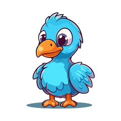 Adorable Dodo Bird Cartoon Illustration for Children's Projects, Nursery Decor, and Wildlife Themes © Zoya Miller