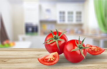 Tasty fresh ripe cherry tomato