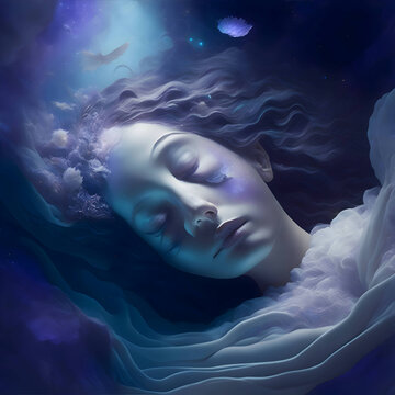 A mentally ill person sees a distorted image of her in his dream.