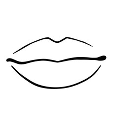 Lips Outline