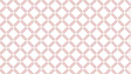 Pink and white seamless pattern with ornament