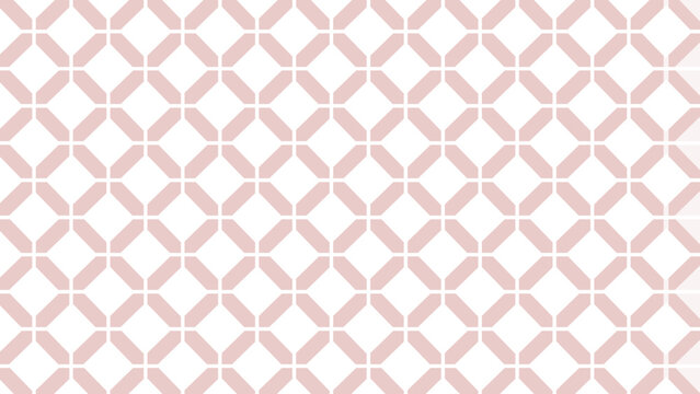 Pink and white seamless pattern with ornament