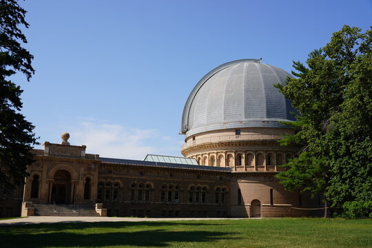 Yerkes Observatory Owned By The University Of Chicago Holds The World's Largest Refracting Telescope Once Used By U.S. Government And NASA.