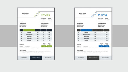 Invoice design template 